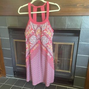 Prana Sun Dress- Rust/Maroon, size XL